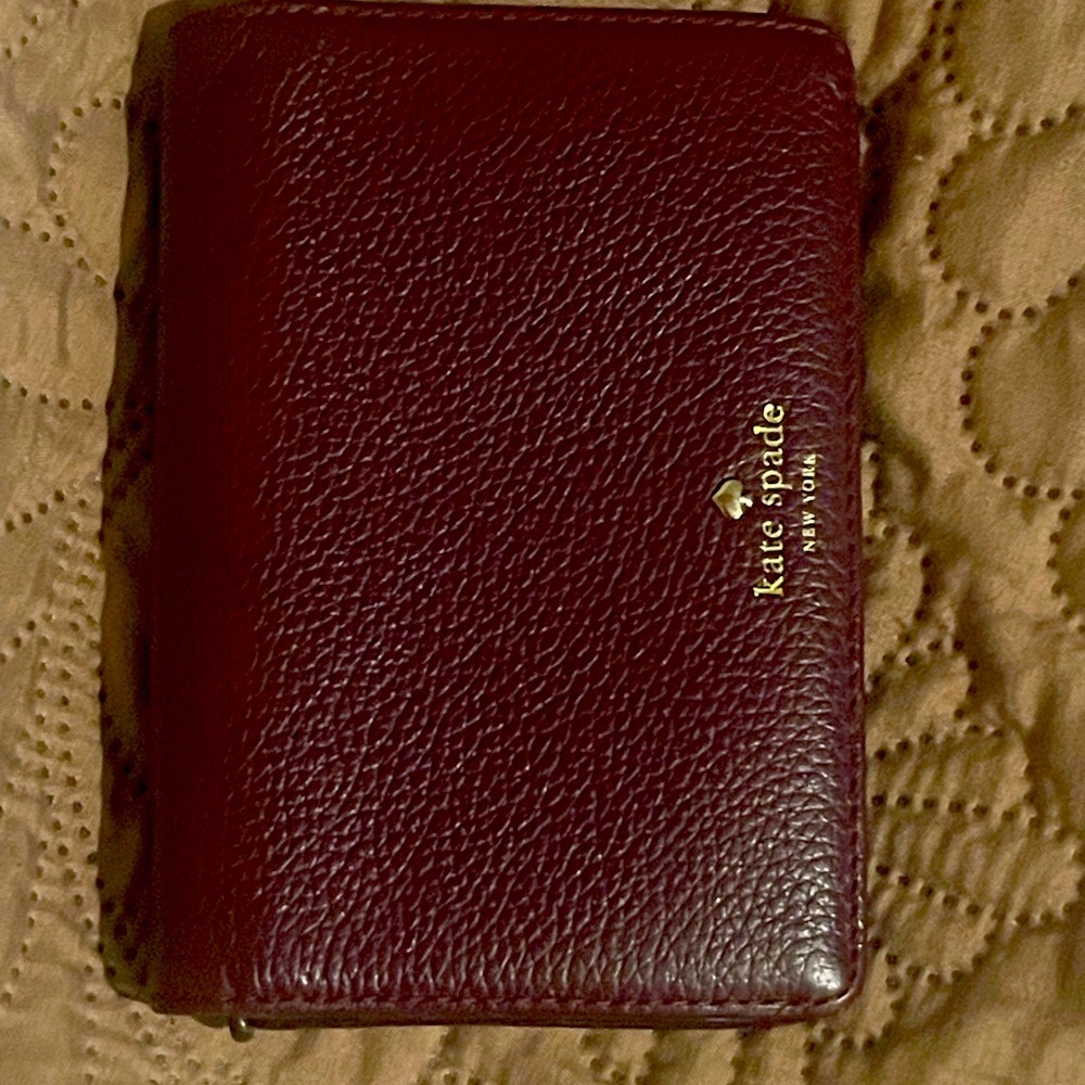 Kate Spade Deep Purple Leather Wallet